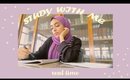 Library Study with me vlog ~ real time | Reem