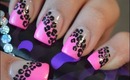 Pink and leopard print design