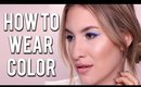 Makeup Tutorial: How To Pull-Off COLORFUL EYELINER | Jamie Paige
