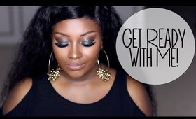 Get Ready with Me | Forest Green Smokey with Grey/Nude Lips! (Makeup)