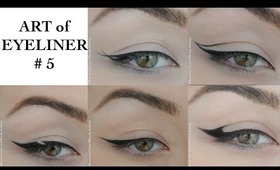 5 WAYS to PLAY with your EYELINER - 5 НОВЫХ СТИЛЕЙ ПОДВОДКИ ГЛАЗА