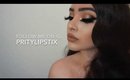 Glittery Smokey Winged Eyes tutorial | Pritylipstix