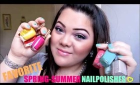 Fav spring/summer nail polishes ♥