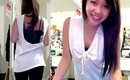 Cut up a Backless T-Shirt with V-Neck Tutorial