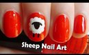 Chinese New Year 2015 Nails ♥ Easy Sheep Nail Art