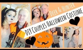 DIY Couple Halloween Costume | Deer and Hunter (Cute, Easy, Cheap)