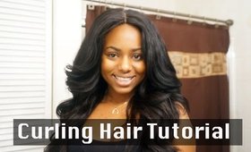 How to Curl Hair For Beginners! Stephaniestylezz