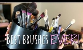 My FAVORITE Makeup Brushes!