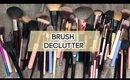 Decluttering My Makeup Brush Collection
