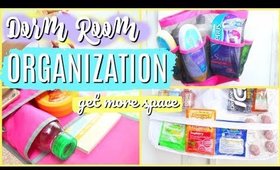 5 BEST ROOM/DORM ORGANIZATION HACKS | How to get a spacious room!!! | Paris & Roxy