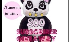 800 Subscriber Celebration Giveaway (Open)