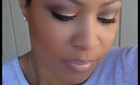 MAC Warm Neutral Palette Look 1