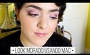 Look Morado usando MAC | Laura Neuzeth