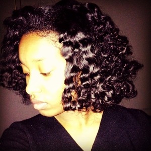 Cocoon Curled Natural Hair