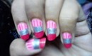 pink pencil nails