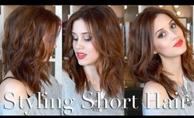 How I Style My Short Hair!