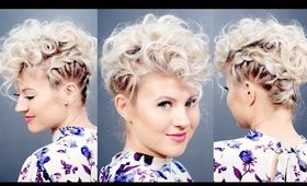 Creative Short Hairstyle: Retro Faux Hawk | Milabu