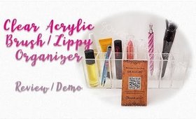 Acrylic Organizer Review | Dealight Lippy/Makeup Brush Organizer  | PrettyThingsRock