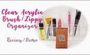 Acrylic Organizer Review | Dealight Lippy/Makeup Brush Organizer  | PrettyThingsRock