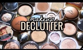 MAKEUP DECLUTTER 2020! HIGHLIGHTERS AND BRONZERS
