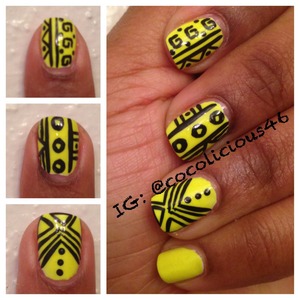 Finally found a neon yellow...I loves!!!
