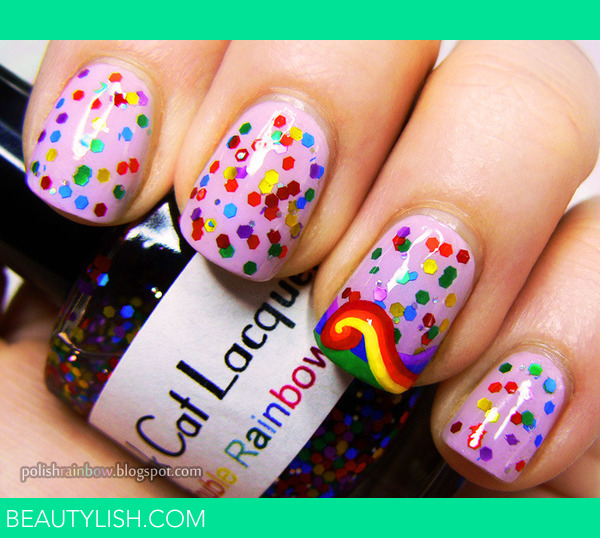 Rainbow nails | Shannon J.'s (polishrainbow) Photo | Beautylish