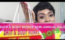 BATH AND BODY WORKS SEMI-ANNUAL HAUL |SHEISDEETV