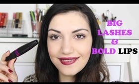 Big Lashes & Bold Lips Tutorial und Demo   l  xRazushx3