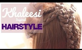 Khalessi /Daenerys Targaryen inspired Hairstyle (Game of Thrones) - Kathy Gámez