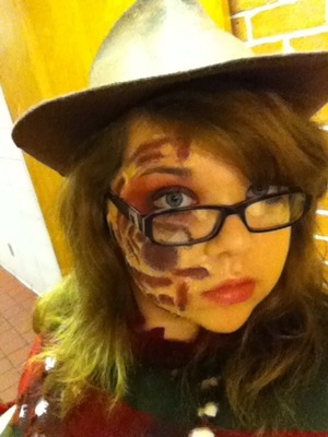 I know Halloween has past but this is what I did :3