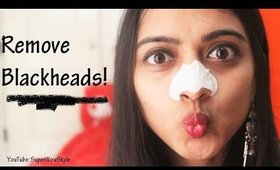 How to Remove Blackheads From Nose & Face | Pore Strips at Home | Superwowstyle