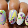 Water marble nails