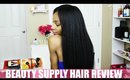 Natural Hair Kinky Straight Weave Review| Femi Collection