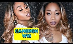 Cameron Wig Bombshell Freetress Equal Delux Lacefront Tstaffy ft Queen She