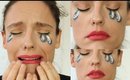 Faked tears Makeup face paint tutorial
