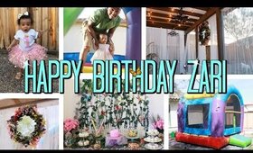 Baby's First Birthday Mini Vlog | Zari Elizabeth