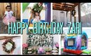 Baby's First Birthday Mini Vlog | Zari Elizabeth