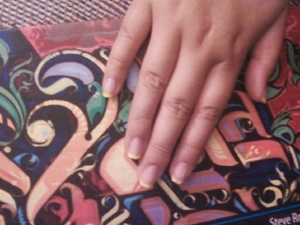 Simple yellow tips<3