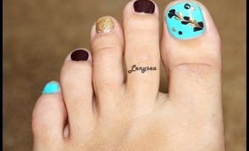 Toe Nail Design for Beginners: Marble *No Water*, No Tools, No Skills Needed