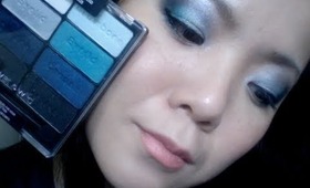 Tutorial: "Blue Had Me At Hello" (Wet n Wild 8 Pan Palette)