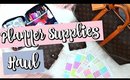 Planner Supplies Haul! Hair Update! Louis Vuitton Agenda MM, Stickers, and More! | Belinda Selene