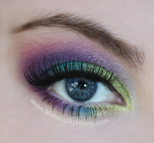 Mostly used the Sleek Circus Palette to create this eccentric look!