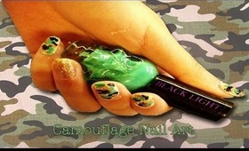 ✖ Camouflage Nail Art Tutorial ✖