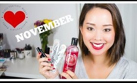 Monthly Favorites November 2015 + Upcoming Giveaway Info