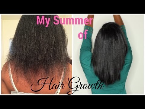 2 Months Hair Growth with Haute Kinky Hair Vitamins | Naila C. Video |  Beautylish