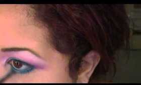 Official Rihanna S&M Music Video | Make-up Tutorial # 1 (Pink & Blue)