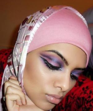 Arabic inspired make-up