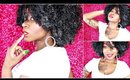 BESHE DREW | FUNKY NATURAL HAIR WIG REVIEW  | Retro Summer Hairstyle