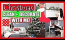 ALL DAY Christmas Decorate and Clean with Me! 🎄