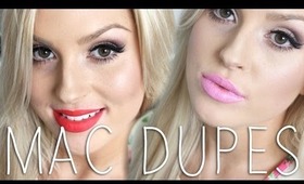 MAC Lipstick Dupes ♡ Lip Swatches ♡ Shaaanxo